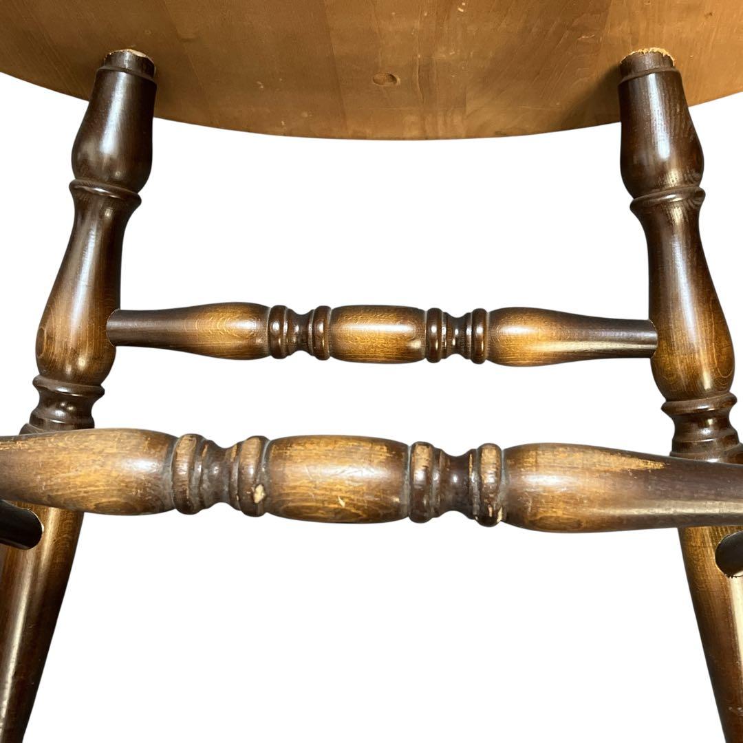 飛騨産業 ウィンザーアームチェア ダイニングチェア レトロ 椅子 キツツキマーク