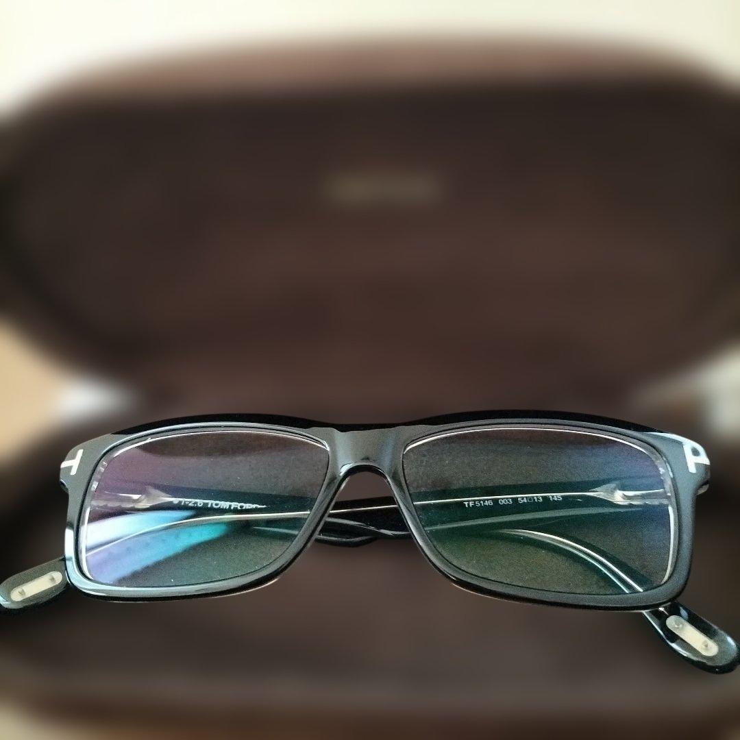 TOM FORD ブラック ファッションメガネ
