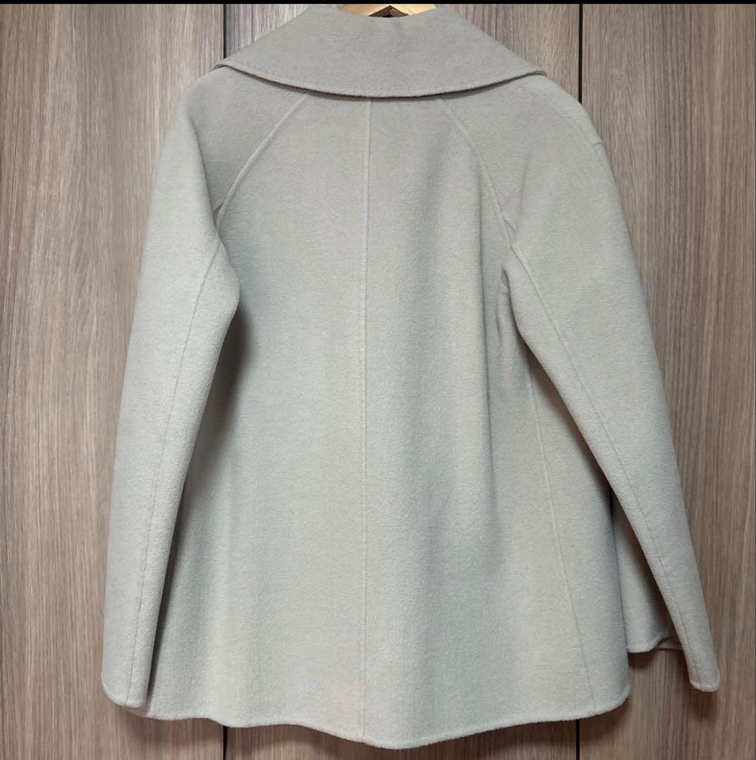 J & M DAVIDSON ダブルフェイス ピーコート　グレージュ　8