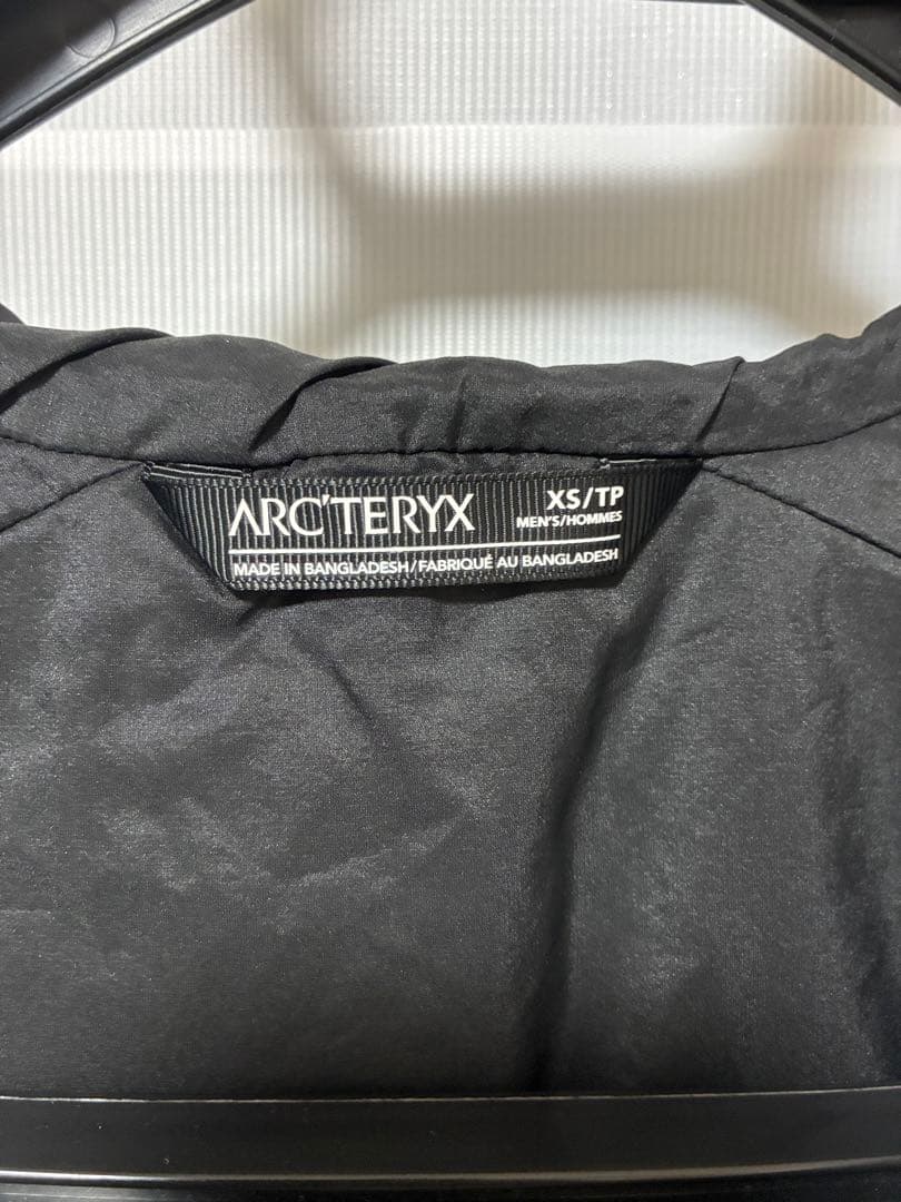 【美品】ARC'TERYX Atom LT Hoody メンズXS ブラック