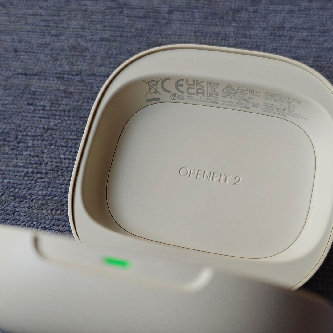 【最終値下げ】Shokz OpenFit 2 充電ケース ベージュ