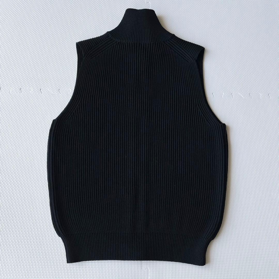 極美品 25AW BATONER ドライバーズニット ベスト 黒 2 ウール
