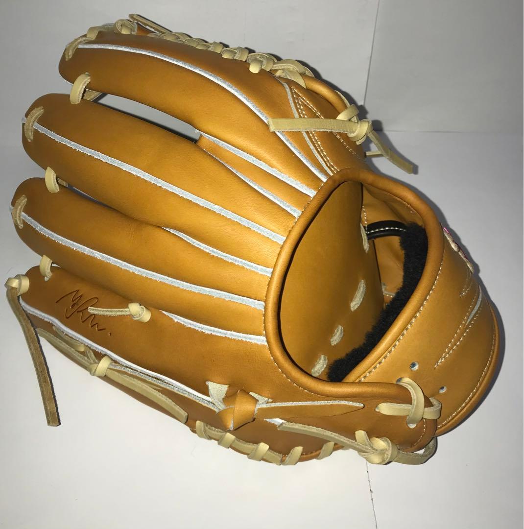 ryu 硬式内野手グラブ! ピンク×ゴールド!