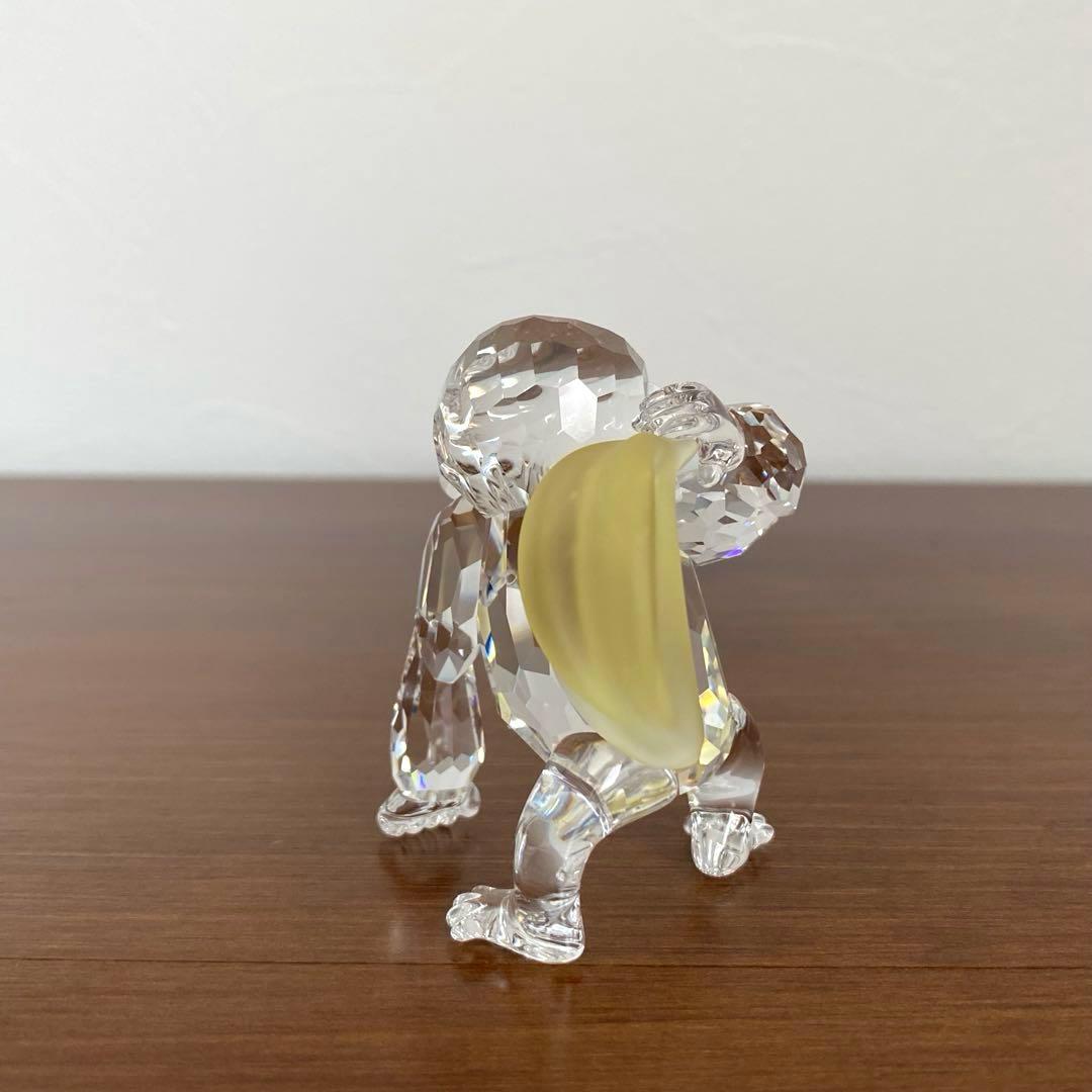 SWAROVSKI スワロフスキー クリスタル わんぱくゴリラ ゴリラ 置物