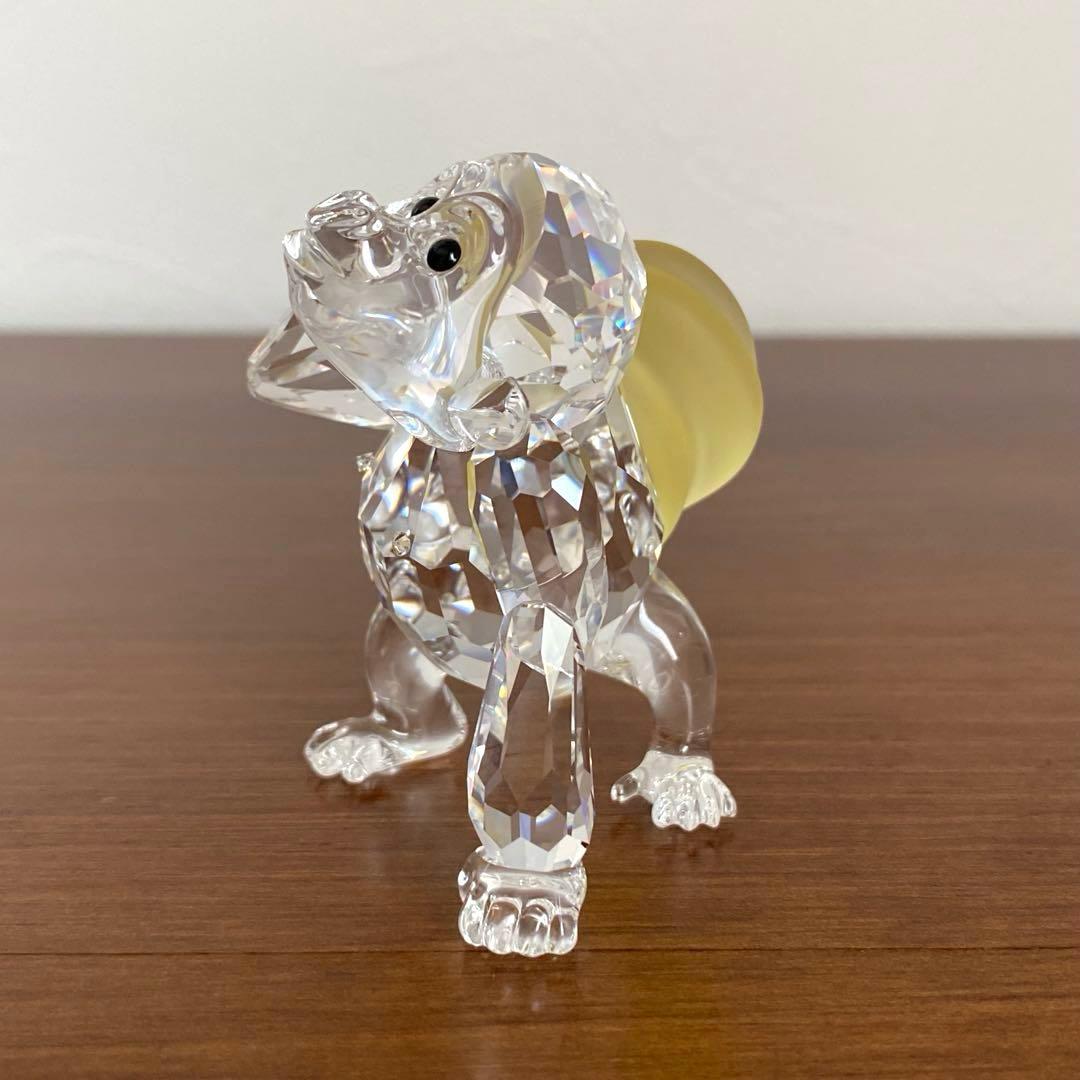 SWAROVSKI スワロフスキー クリスタル わんぱくゴリラ ゴリラ 置物