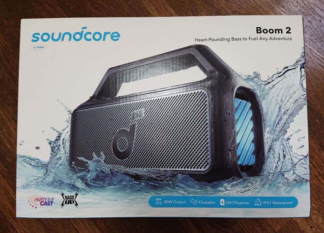 Anker Soundcore Boom 2 bluetooth スピーカー