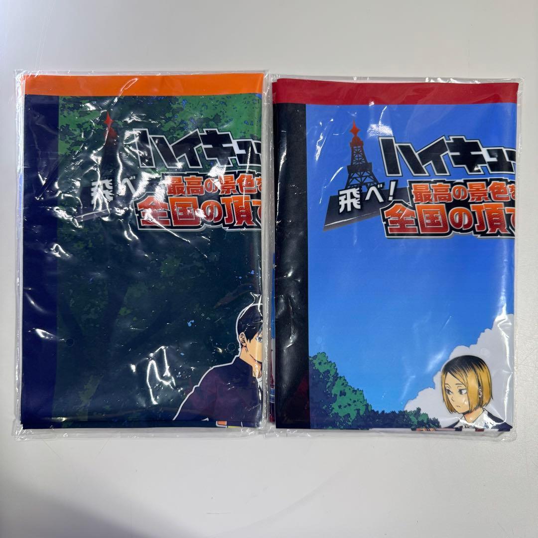 f*X様 ハイキュー‼︎ 飛べ！ 最高の景色を全国の頂で！ 布ポスター 全4種セ