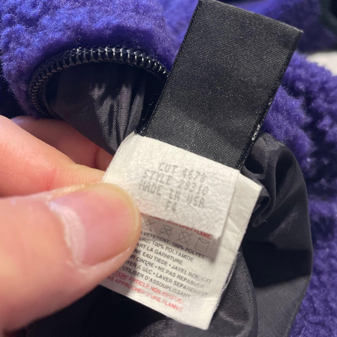 美品 パタゴニア グリセード エッグプラント M パイル フリース パープル