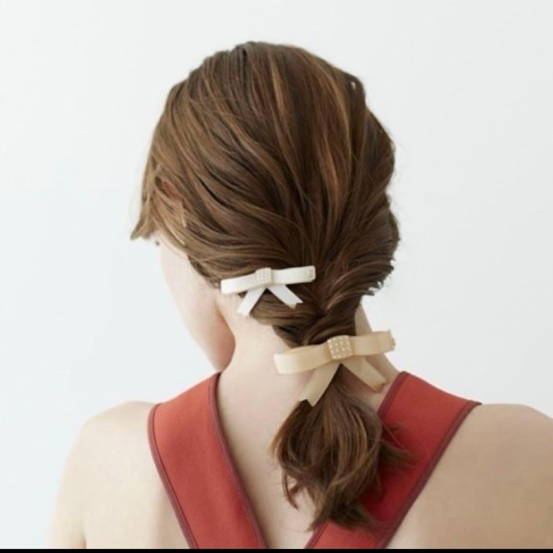 未使用級♡ アレクサンドルドゥパリ 足つきリボンバレッタ スワロフスキー 完売品