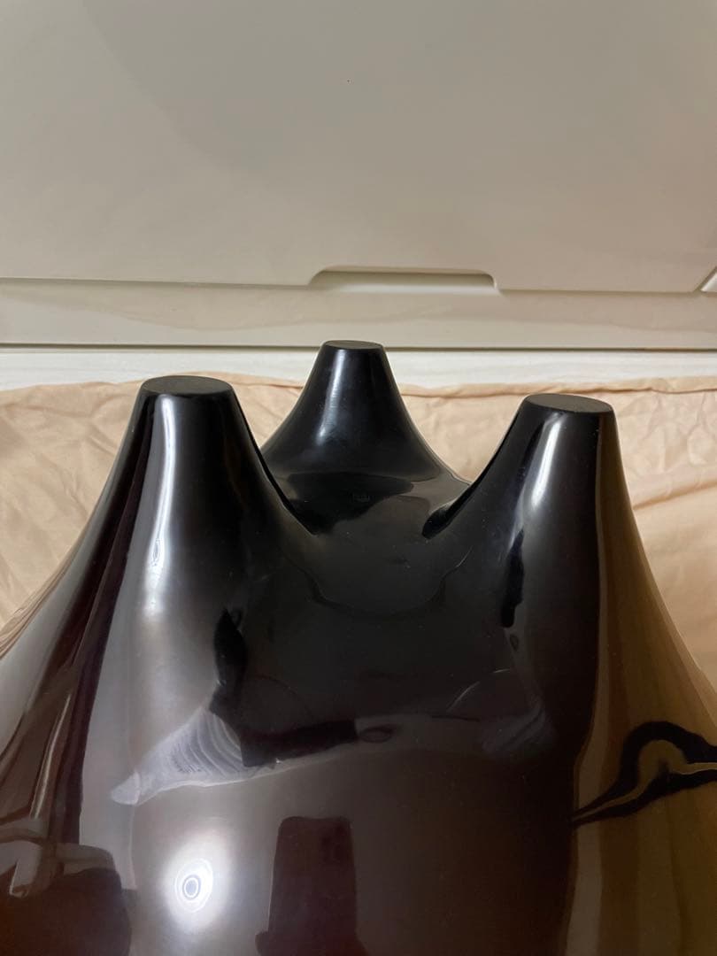 二代 金森紹栄 作　唐銅 朝鮮風炉 真形釜添　茶道具　共箱・作歴付　未使用