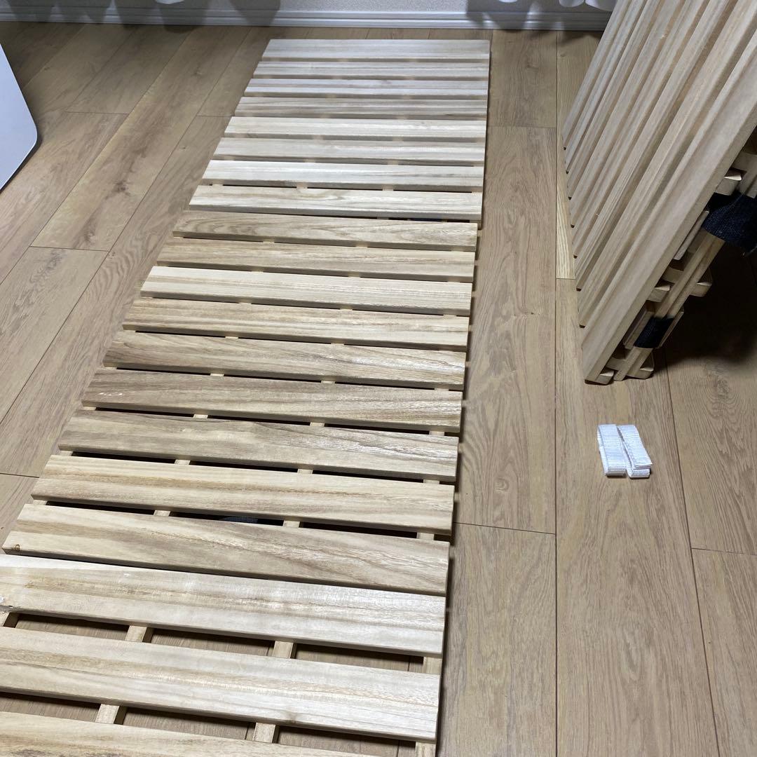 (シングルサイズ)天然ヒノキ(檜)・すのこ