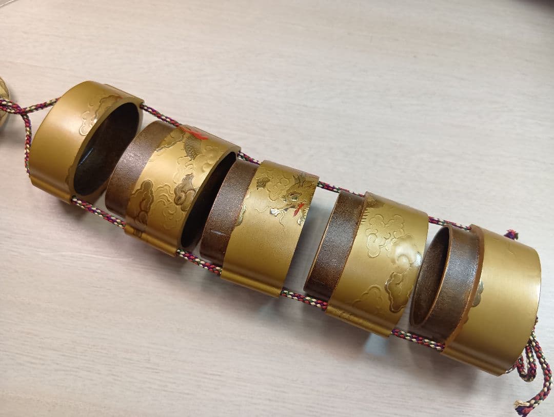 印籠／極上美品饅頭根付／在銘緒締め玉