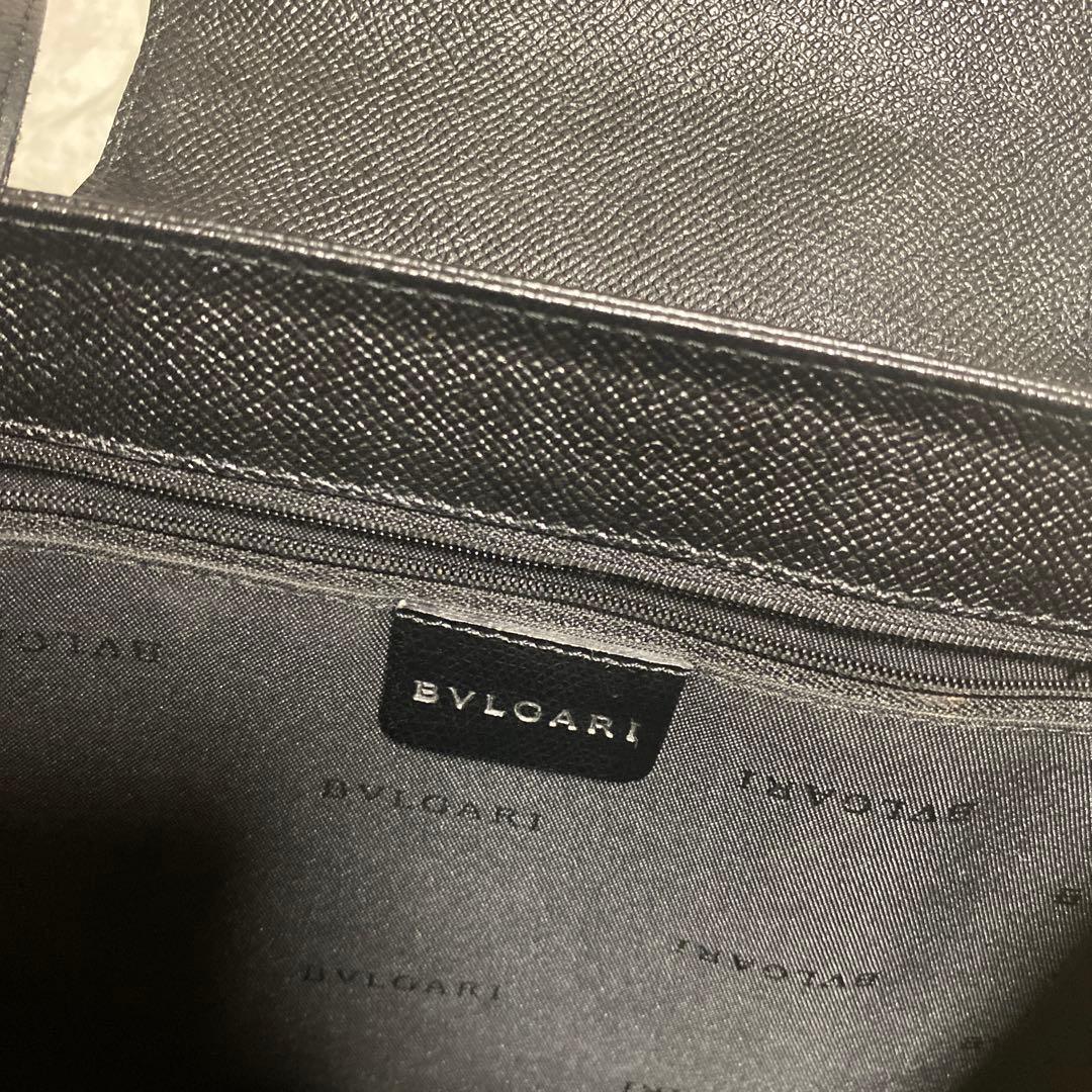 d*9様 BULGARI ブラック ショルダーバック