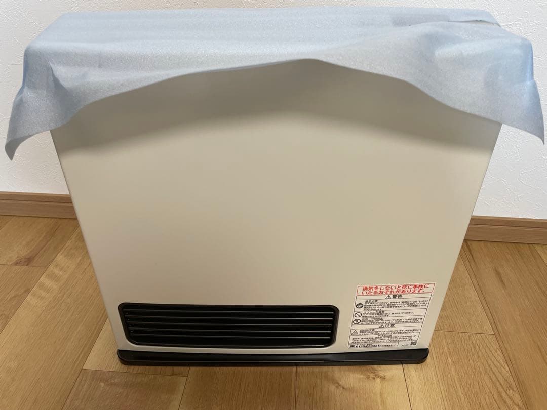 【新品・３ｍガスコード付】リンナイ ガスファンヒーター 都市ガス