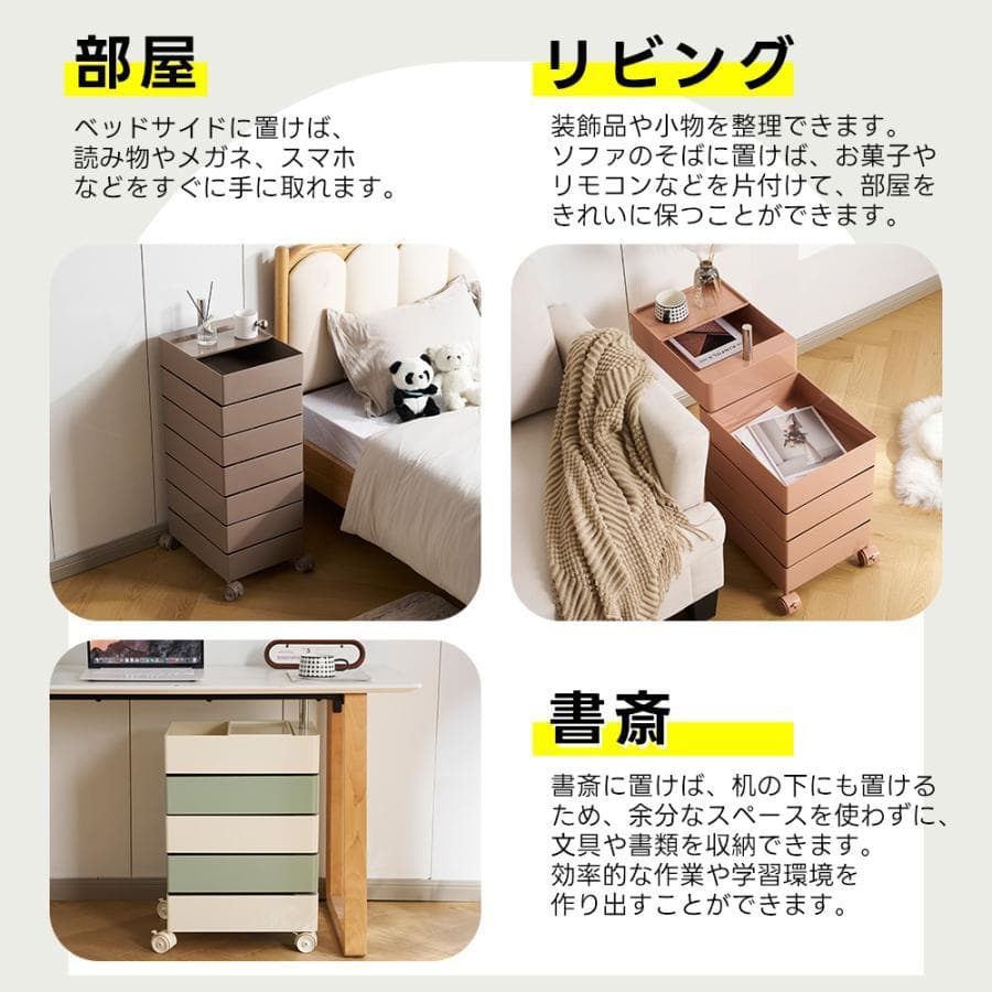 訳あり部品デスクワゴン サイドワゴン 収納 キャビネット 1326-170