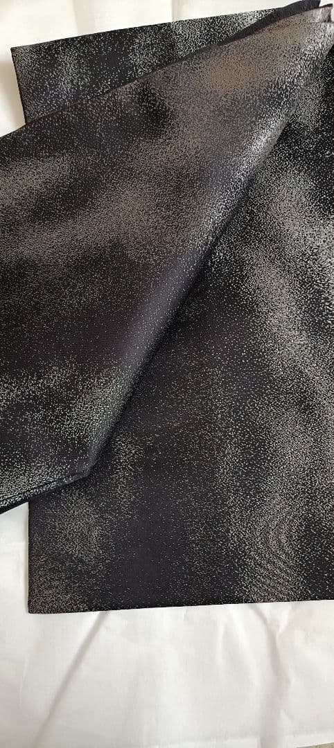 袋帯 ikki流 ブラックに銀