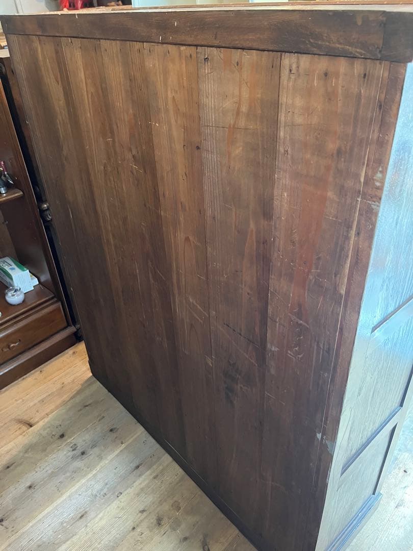 希少 多収納 木製 ロッカー インテリア アンティーク ビンテージ 昭和レトロ