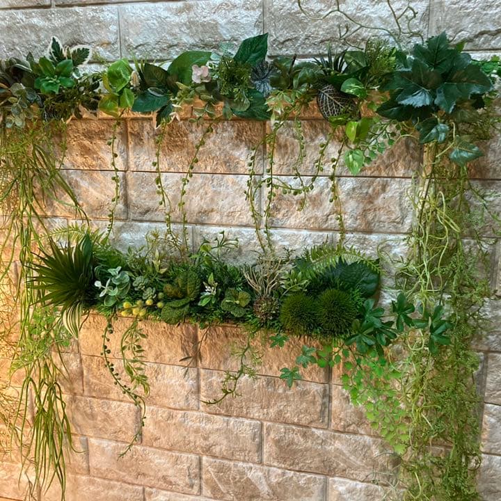 光触媒　人工観葉植物　ウォールグリーン　造花　インテリア60353