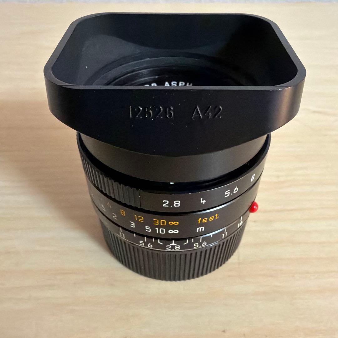LEICA Elmarit-M 28mm f/2.8 ASPH フードはめ込み式