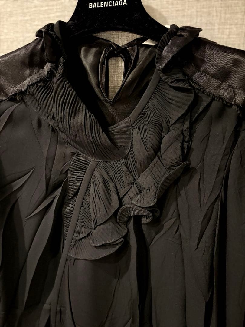 美品⭐︎BALENCIAGA バレンシアガ⭐︎ブリル ブラウス カットソー シルク