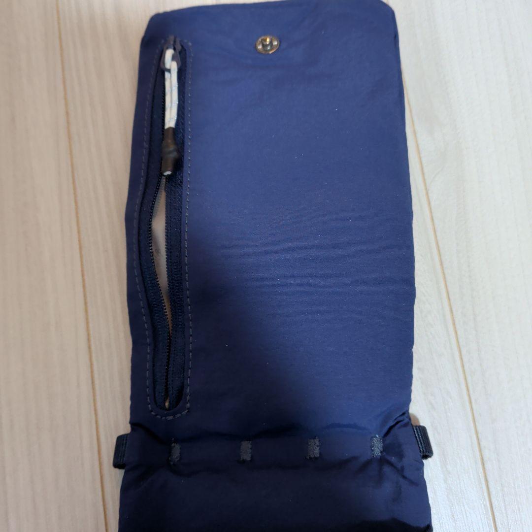 き*も様 【使用数回】topologie パッチ付きネイビー小型バッグ