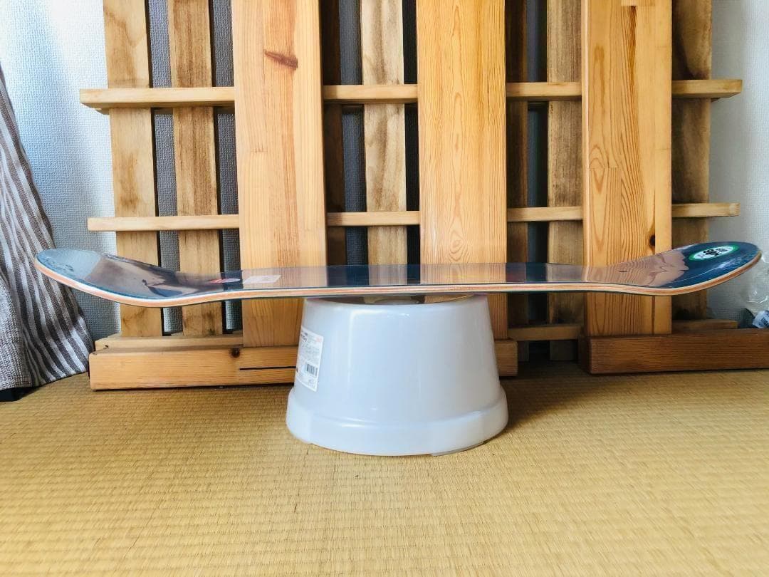 台湾製無地黒デッキテープ付き SANTACRUZ　サンタクルーズ8.0デッキ