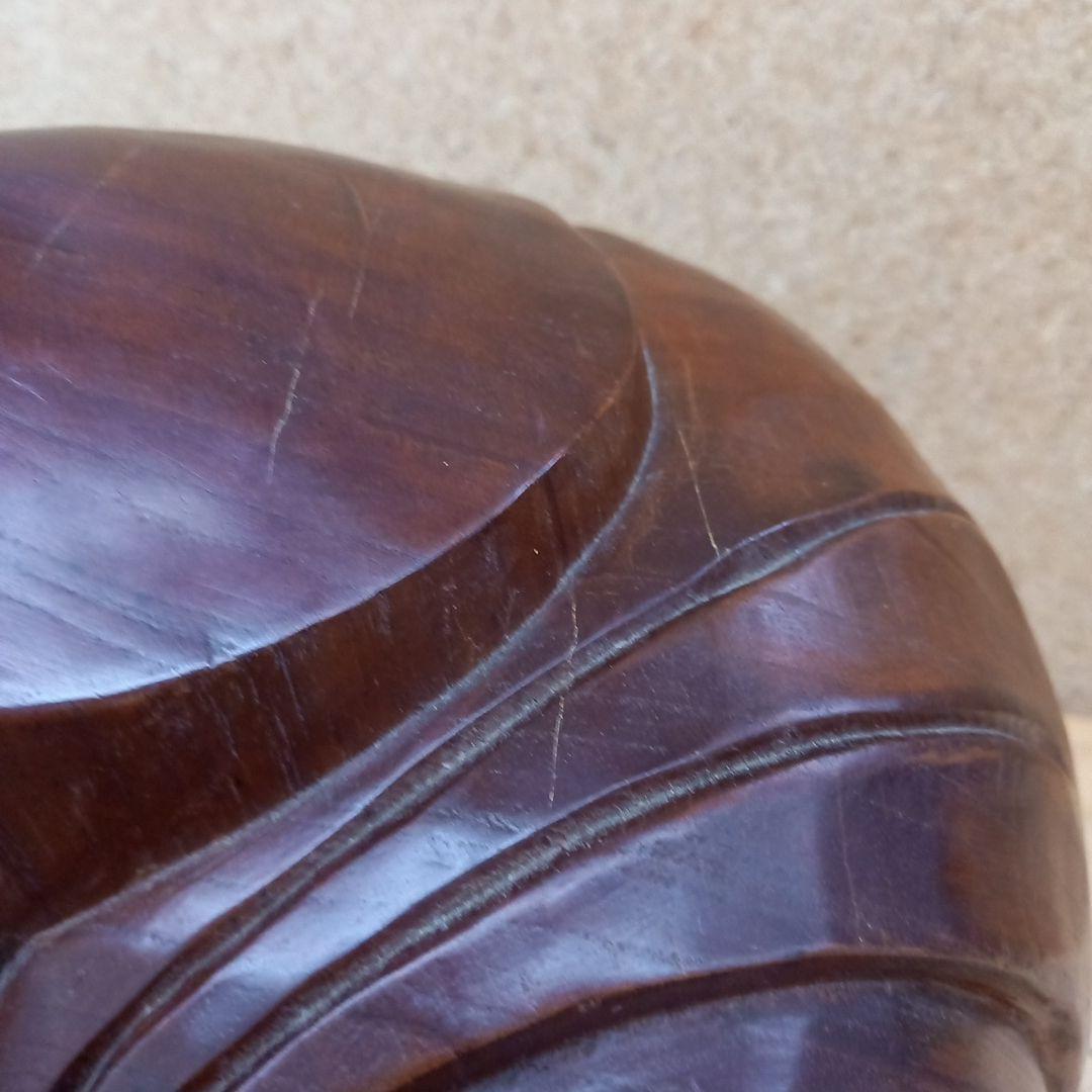 木製 福の神 彫刻　大黒　置物　縁起物　木彫り