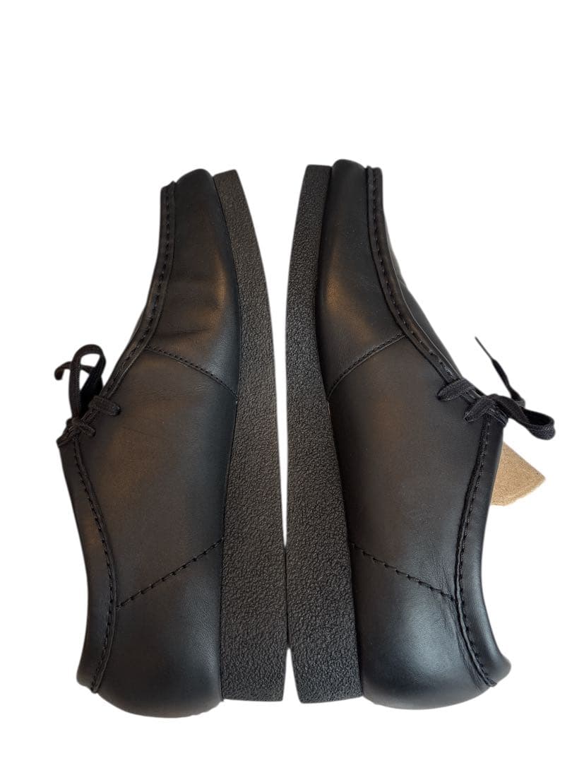 年内限定価格‼️Clarksワラビーエヴォウォータープルーフ ブラックレザー27