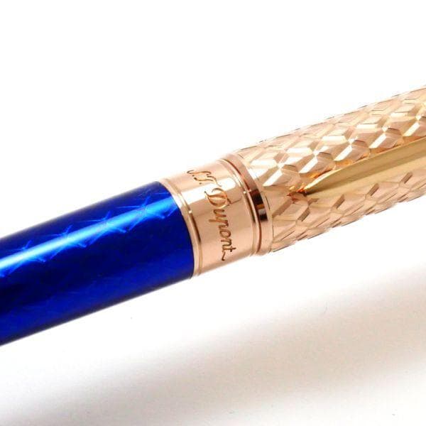 デュポン S.T.Dupont 420030L ドラゴンギヨシェ ブルー 万年筆