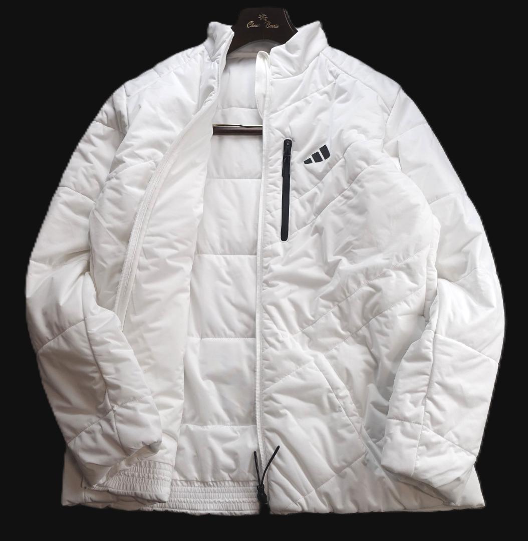 新品XL アディダス ゴルフ 保温 中綿 キルティング ジャケットHG8291