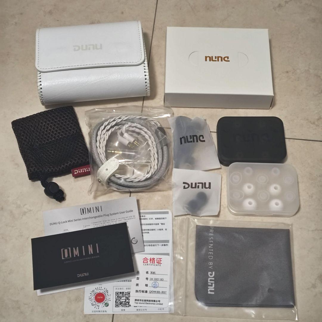 【試聴のみ】DUNU DK3001 BD 2pin　有線イヤホン　中華イヤホン