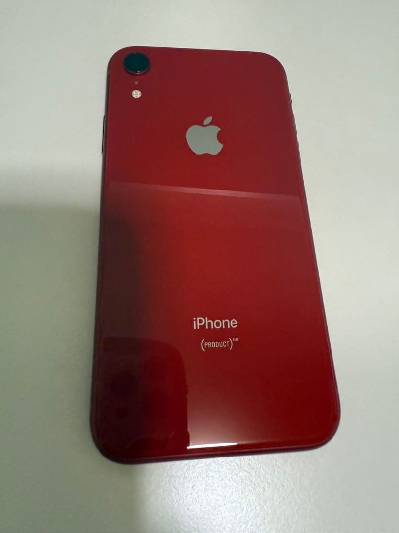 【中古、美品】iPhone XR 128GB レッド