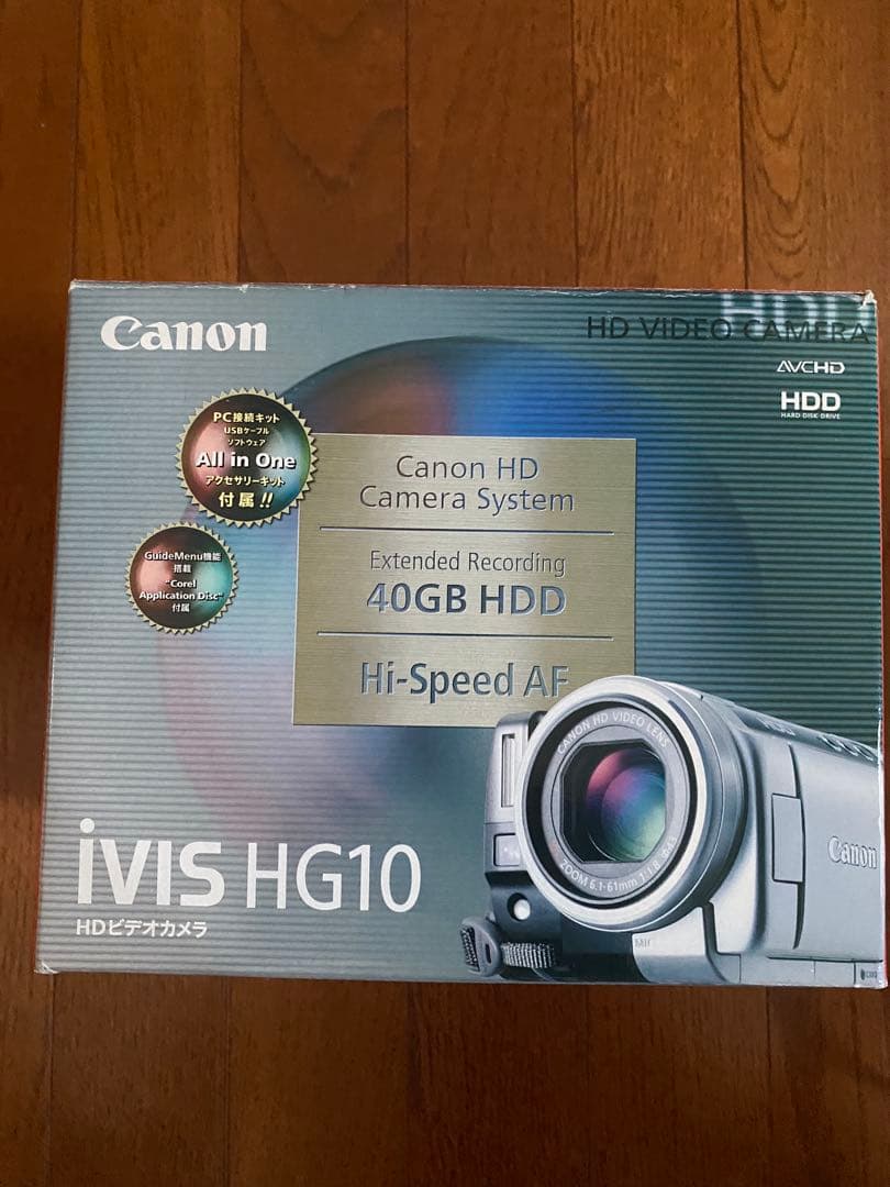 HDビデオカメラCanon iVIS HG10 （DVDライターDW100付き）