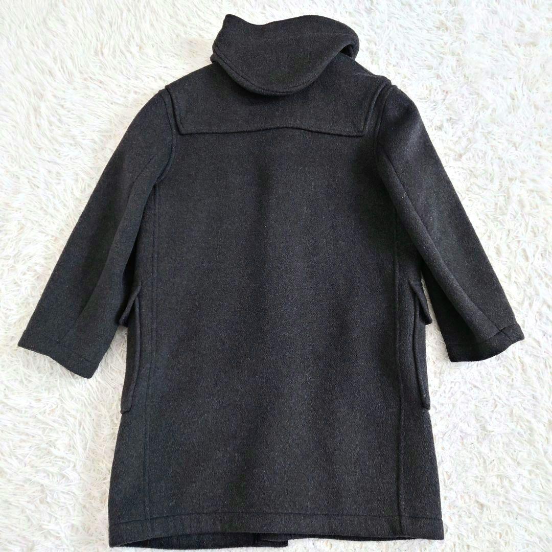 グローバーオール　ダッフルコート　グレー　裏地チェック　40　L相当　英国