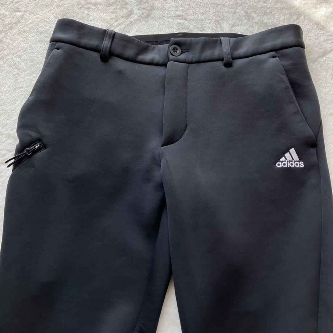 美品✨アディダスゴルフウェア ジョガーパンツ ダンボールニット ブラック 85