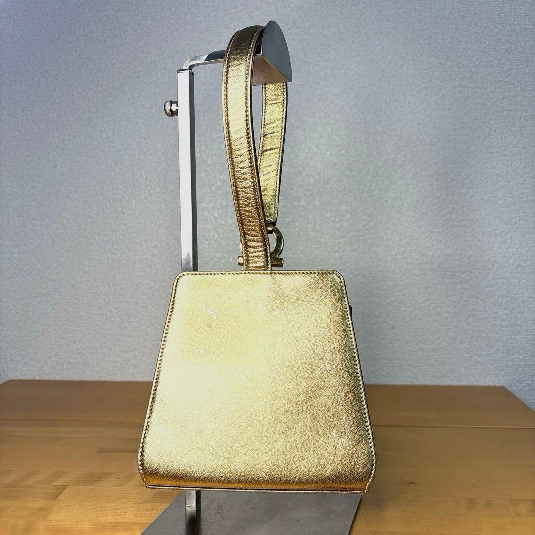 【希少・激レア】サルヴァトーレフェラガモ ガンチーニ ミニハンドバック ゴールド