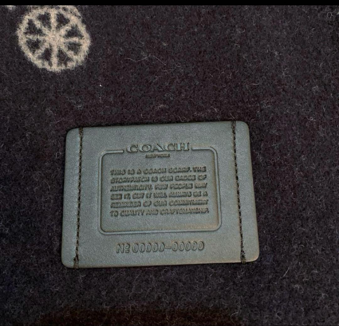 コーチ　イタリア　ブランケット　毛布　マフラー　ソファカバー　膝掛け　ブランド