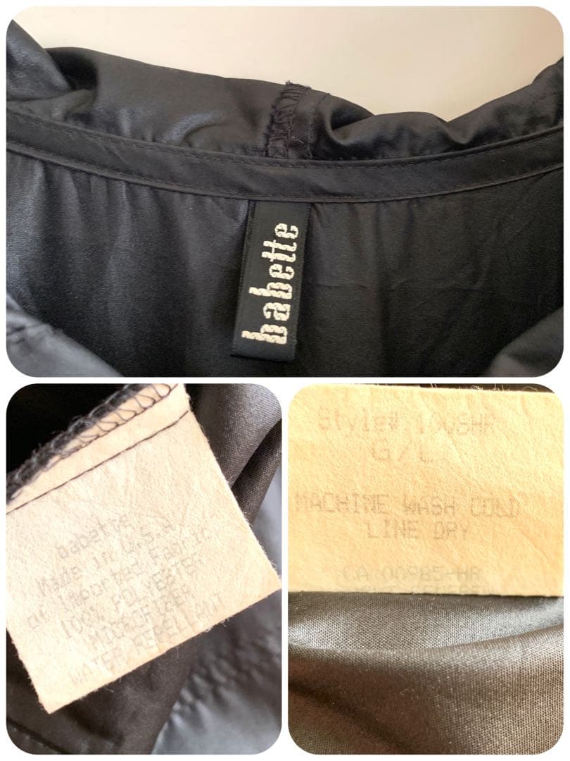 00s babette USA製 ナイロン ロングコート