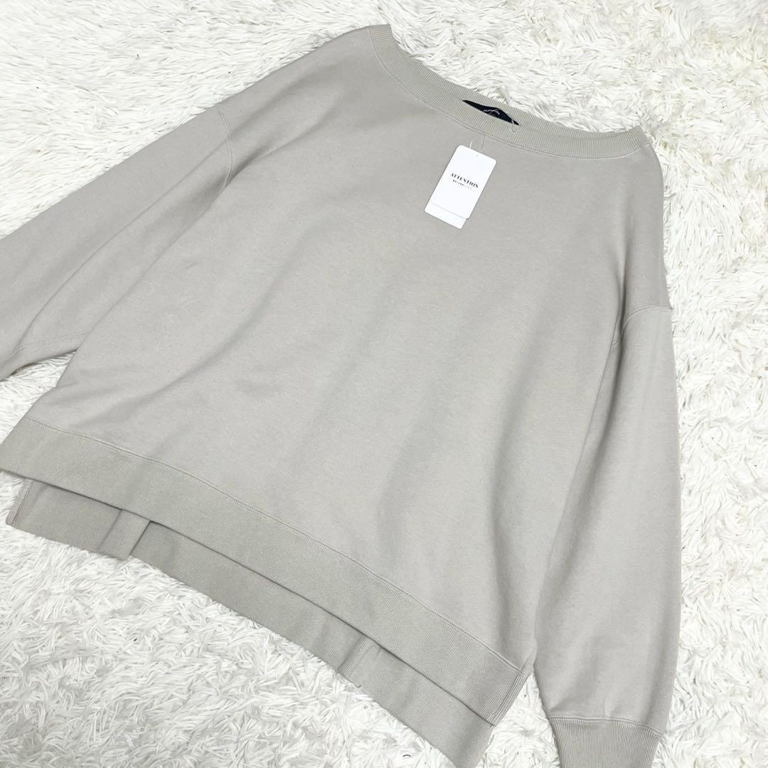 【新品 未使用】フレームワーク ボートネックワイドスウェット 24AW