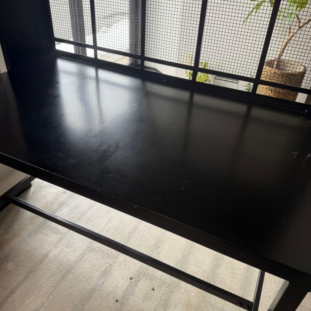 インダストリアル棚　ブラック金属棚