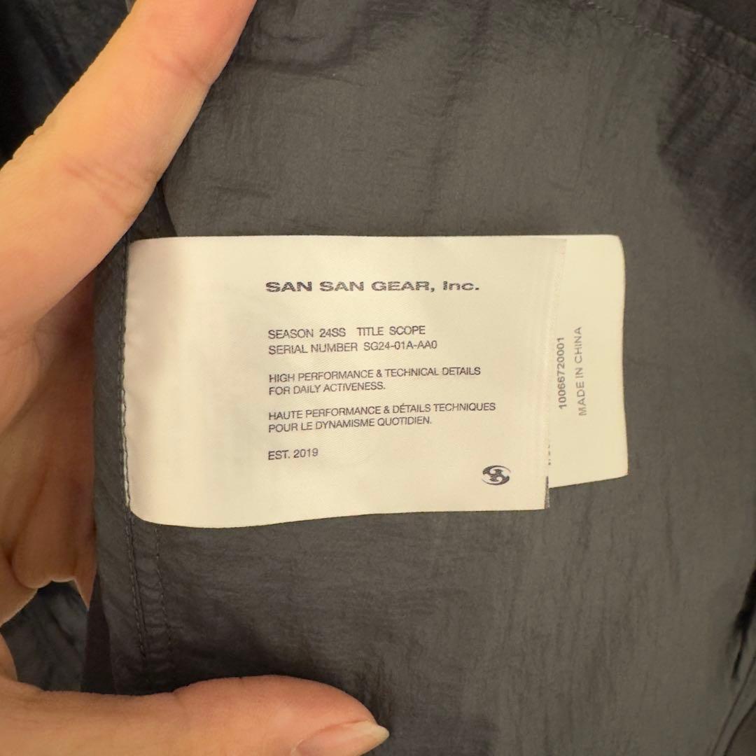 SAN SAN GEAR フーデッドナイロンジャケット