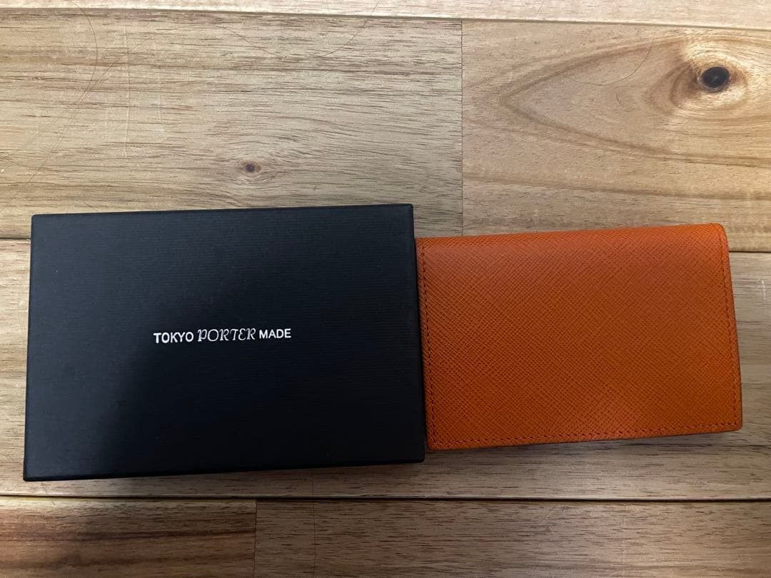 PORTER 名刺入れ オレンジ レディース　メンズ