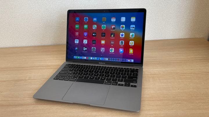 【M1】MacBook Air 2020 USキーボード　PCスタンド付き