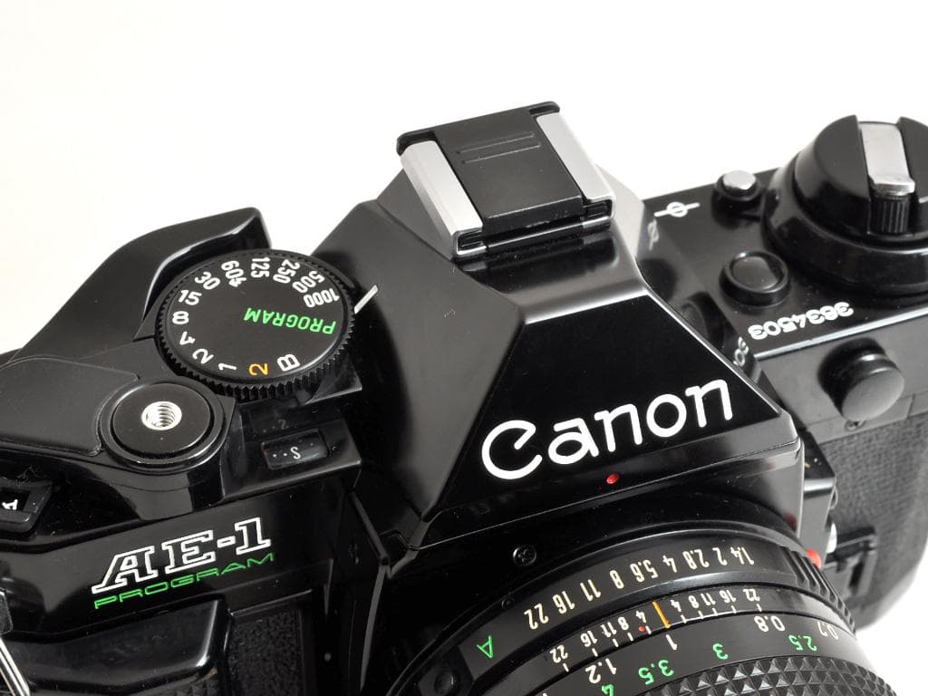 キヤノン AE-1 PROGRAM ブラック NFD 50mm f1.4 動確済