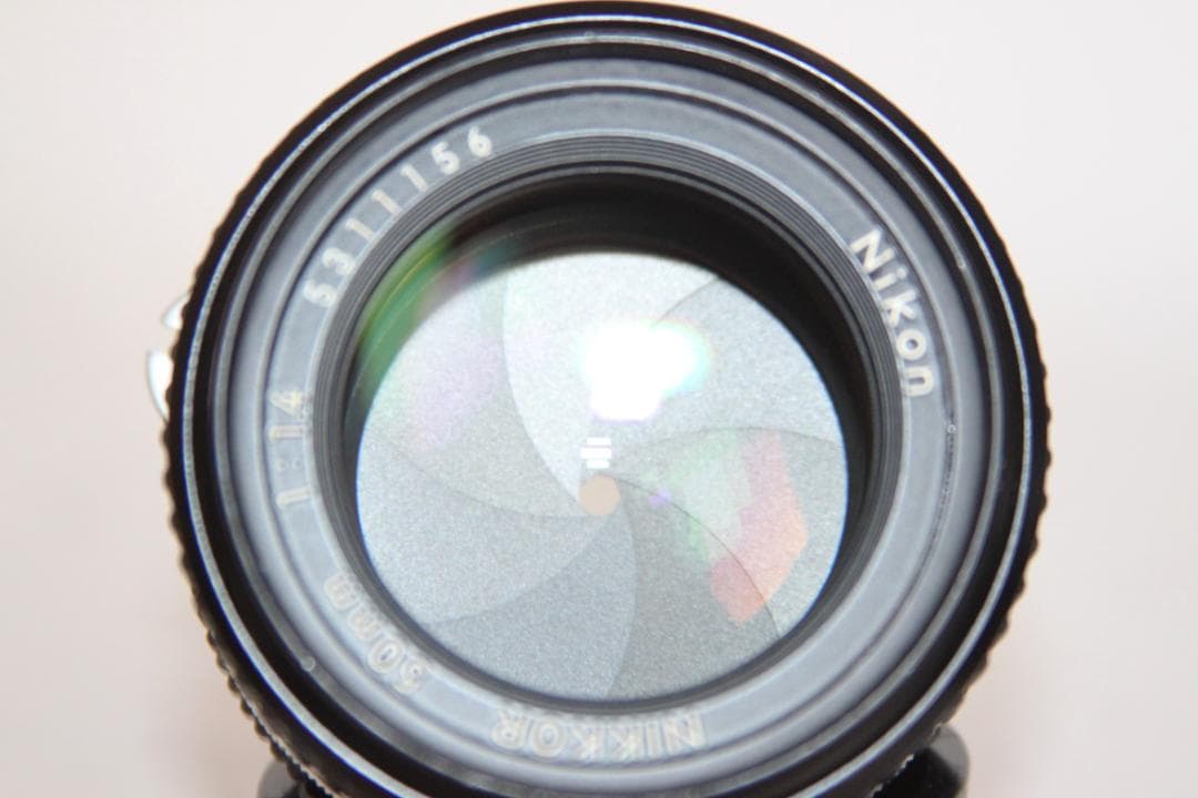 【美品】Nikon Ai-S NIKKOR 50mm F1.4 ニコン