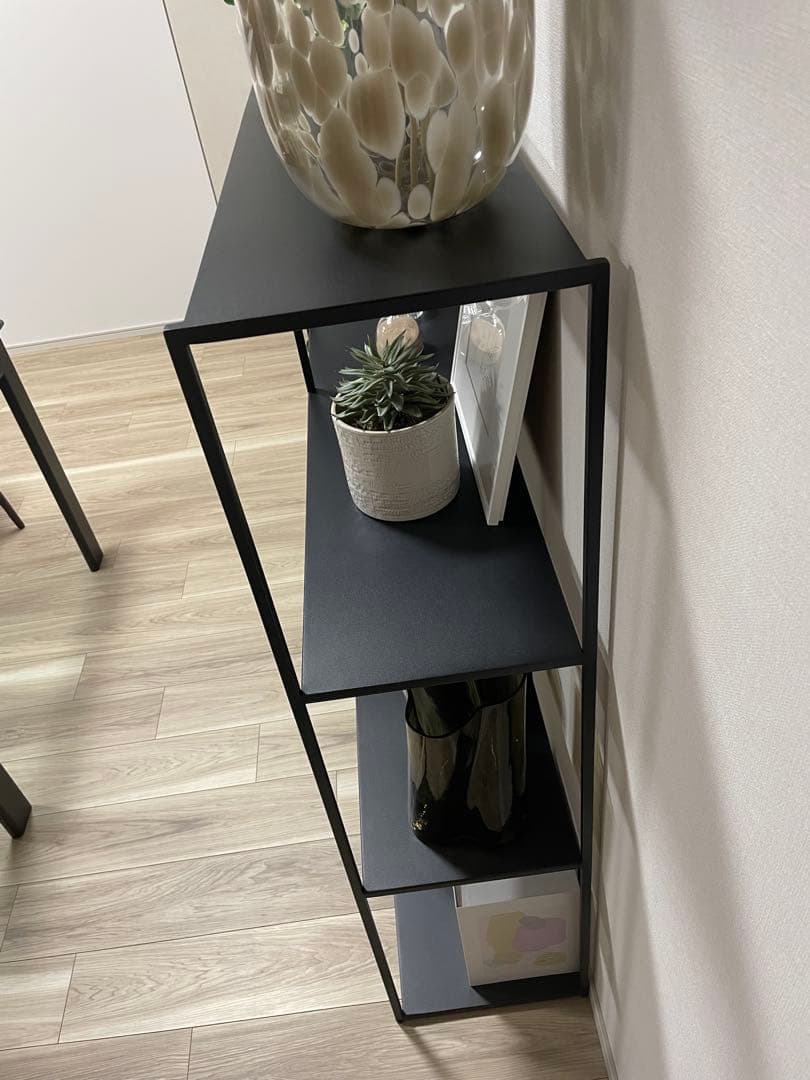 【未使用品】ブラックスチールラック 2個セット