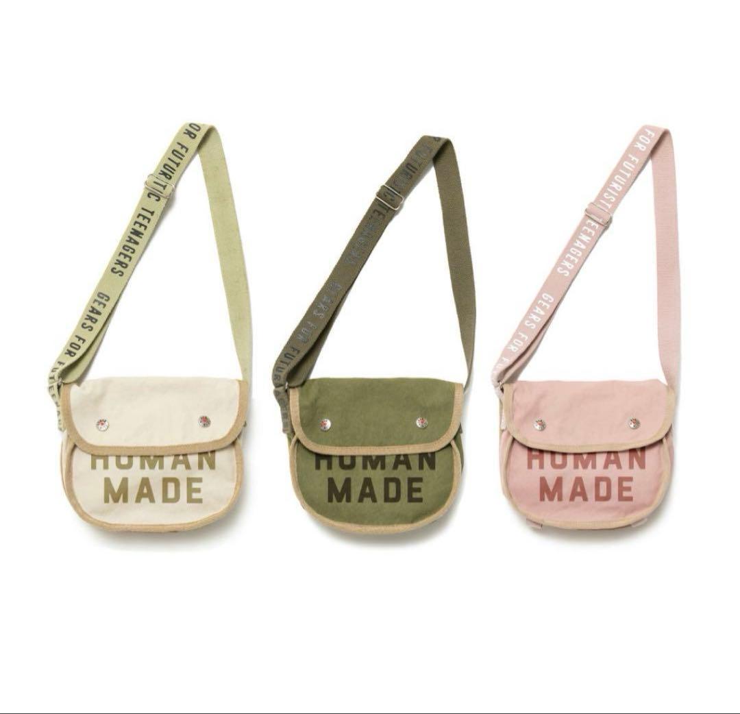 HUMAN MADE ピンク ショルダーバッグ