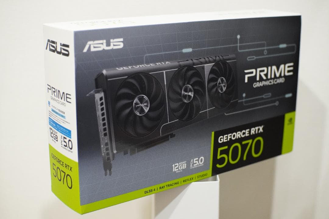 値下げ 新品・未開封 ASUS RTX5070 PRIME + 色々セット