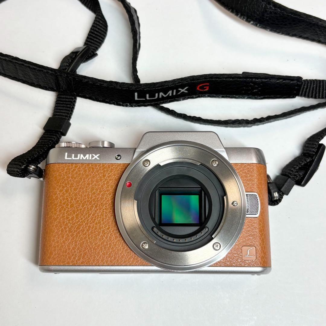 Panasonic DMC-GF7 ブラウン ダブルレンズキット 一眼 美品
