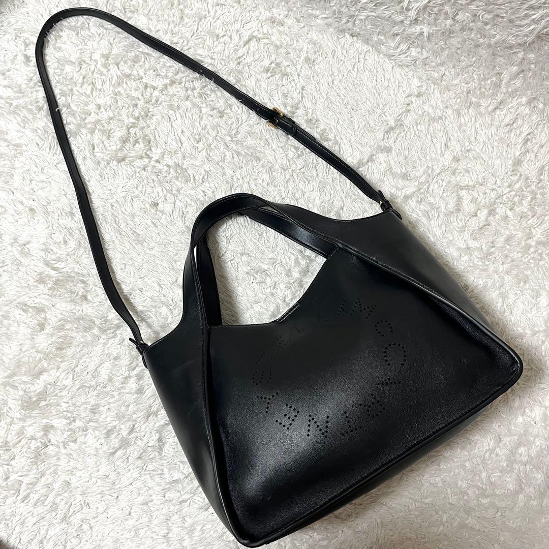 ✨美品✨ステラマッカートニー 2way ハンドバッグ ショルダーバッグ ポーチ付